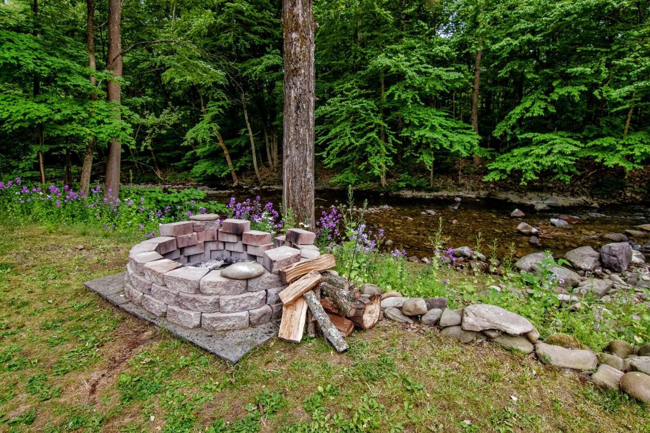 Cabin By The Creek With Private Creek Access แทนเนอร์สวิลล์ ภายนอก รูปภาพ